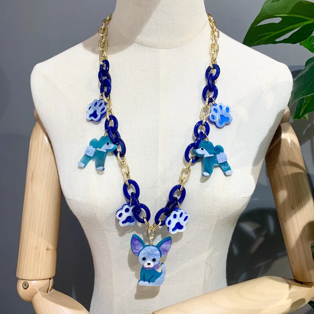 Cane-Collana Lunga Moda - CML-15581