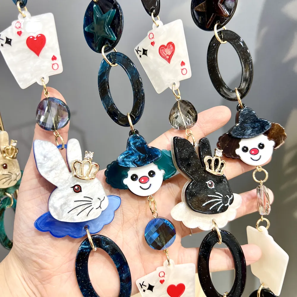 Circo Coniglio Pocker-Collana Lunga Moda - CML-16146-A