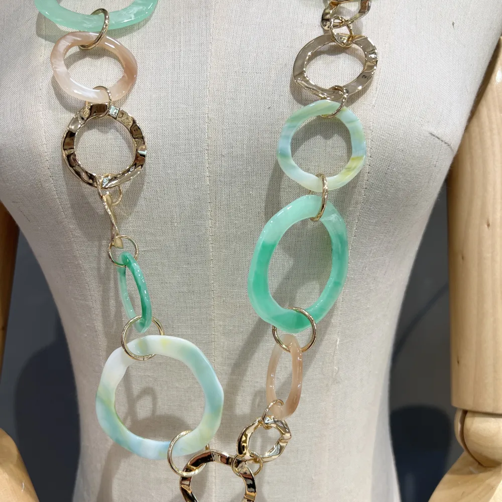 Catena -Collana Lunga in Resina - CML-2527 PE25