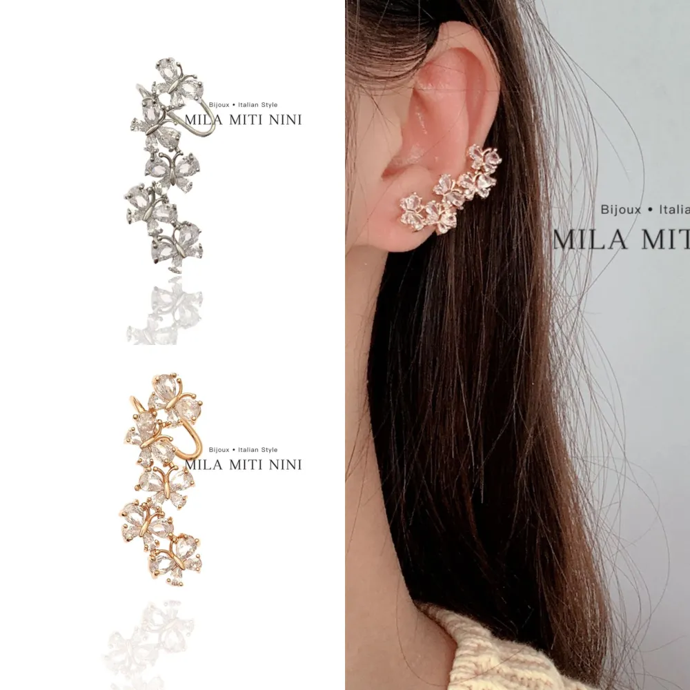 Farfalla-Earcuff con Zirconia - EAK-109-40