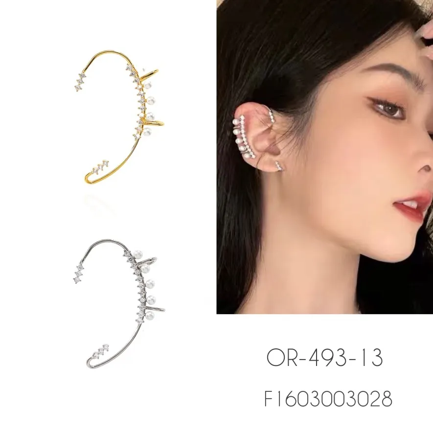 Perla-Earcuff in Ottone - EAK-493-13