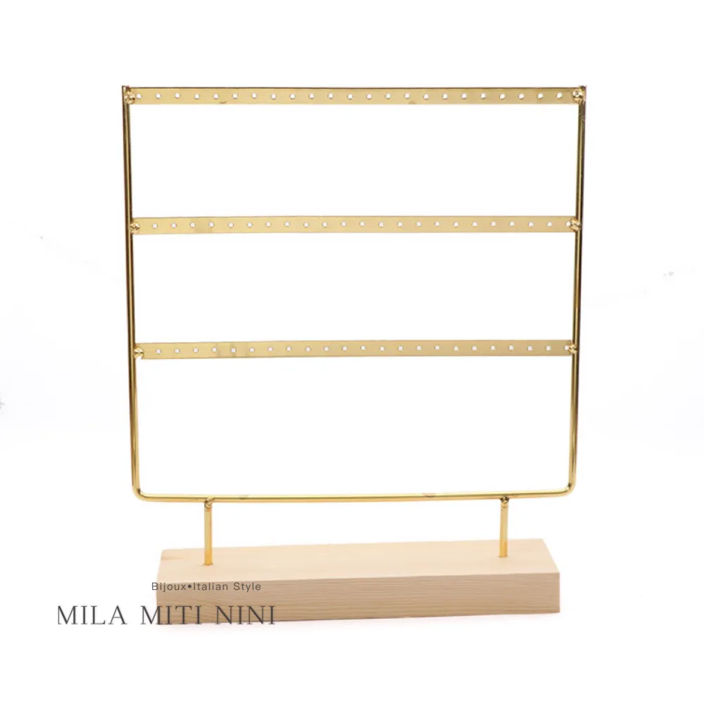 Espositore Grande 3  Piani Porta Orecchini per 36 Paia di Orecc - ESP-701-16
