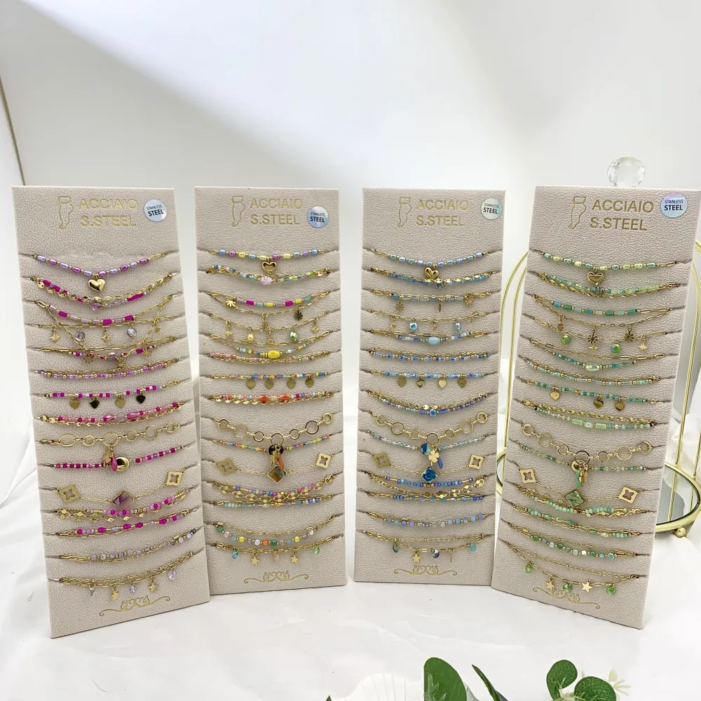 Mix Catene Colorate-12pz Cavigiere in Acciaio - KAP-732-209S