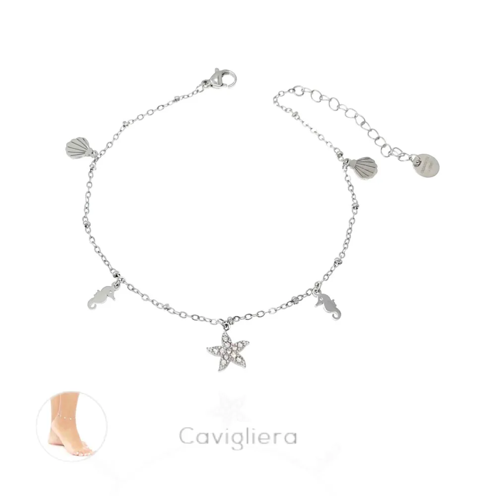 Stella Marina-Cavigliere in Acciaio - KAV-103-AA1091B