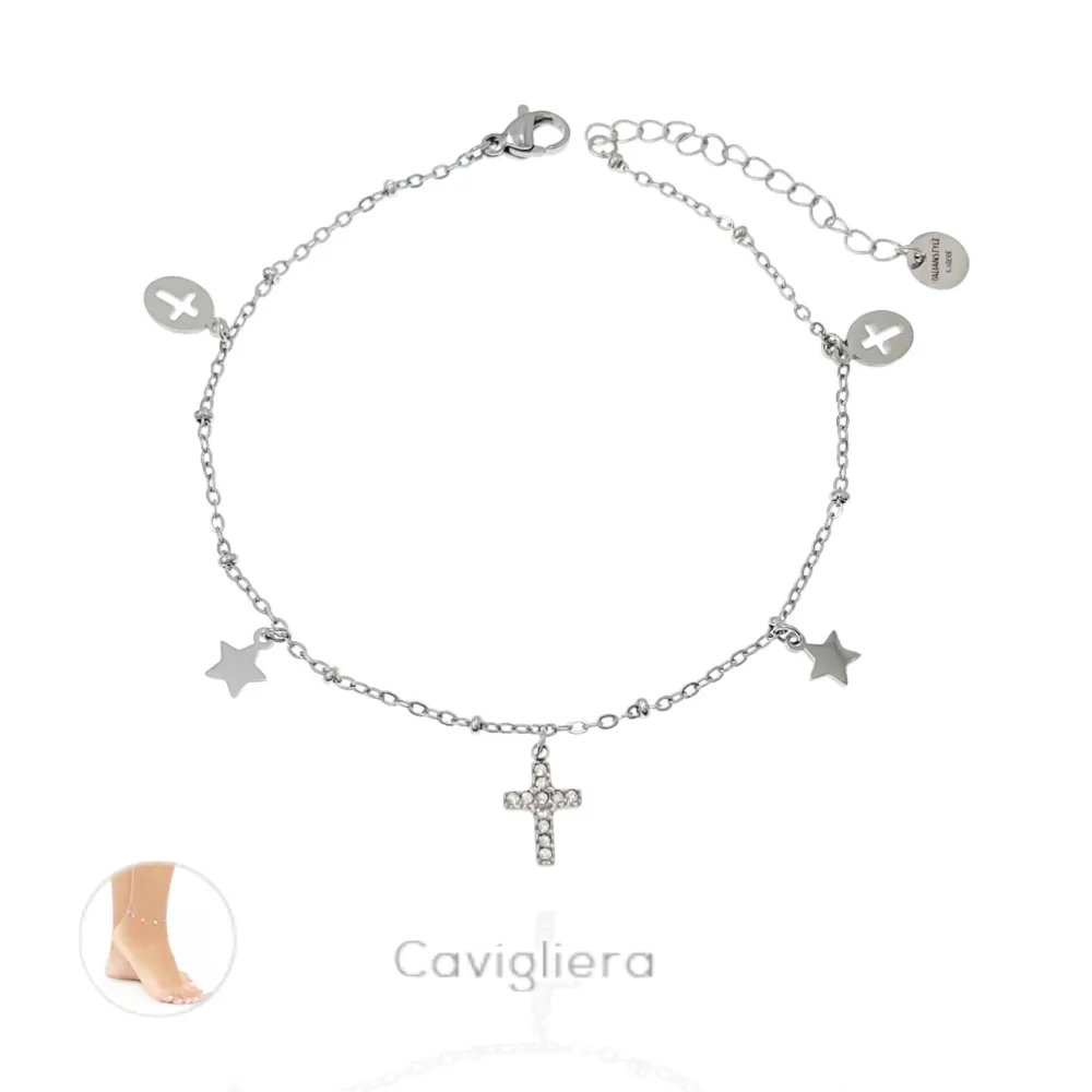 Croce-Cavigliere in Acciaio - KAV-103-AA1117B