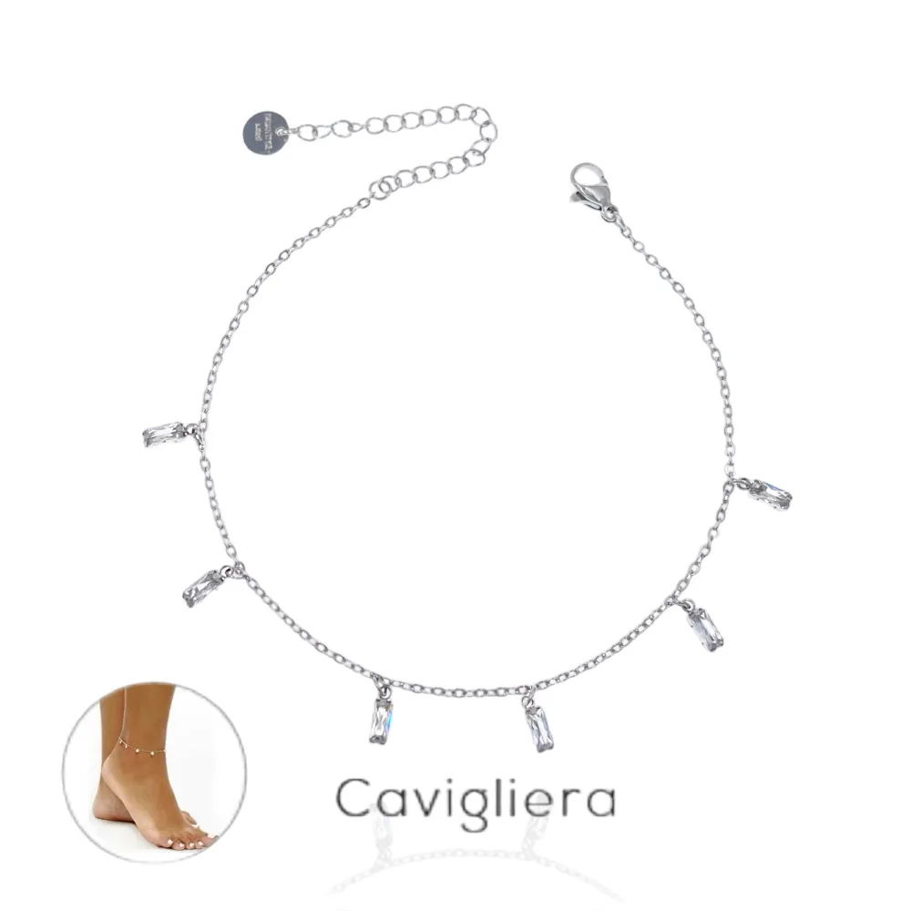 Punti Luci Rettangolari-Cavigliera in Acciaio - KAV-103-AA1646B