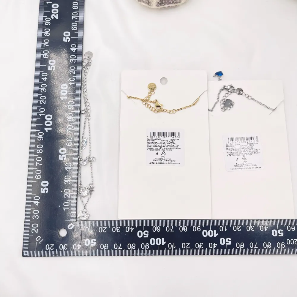 Mare con Zirconia-Cavigliera in Acciaio - KAV-103-AA2746B