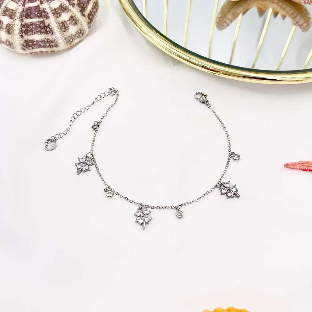 Quadrifoglio-Cavigliera in Acciaio - KAV-103-AA2766B