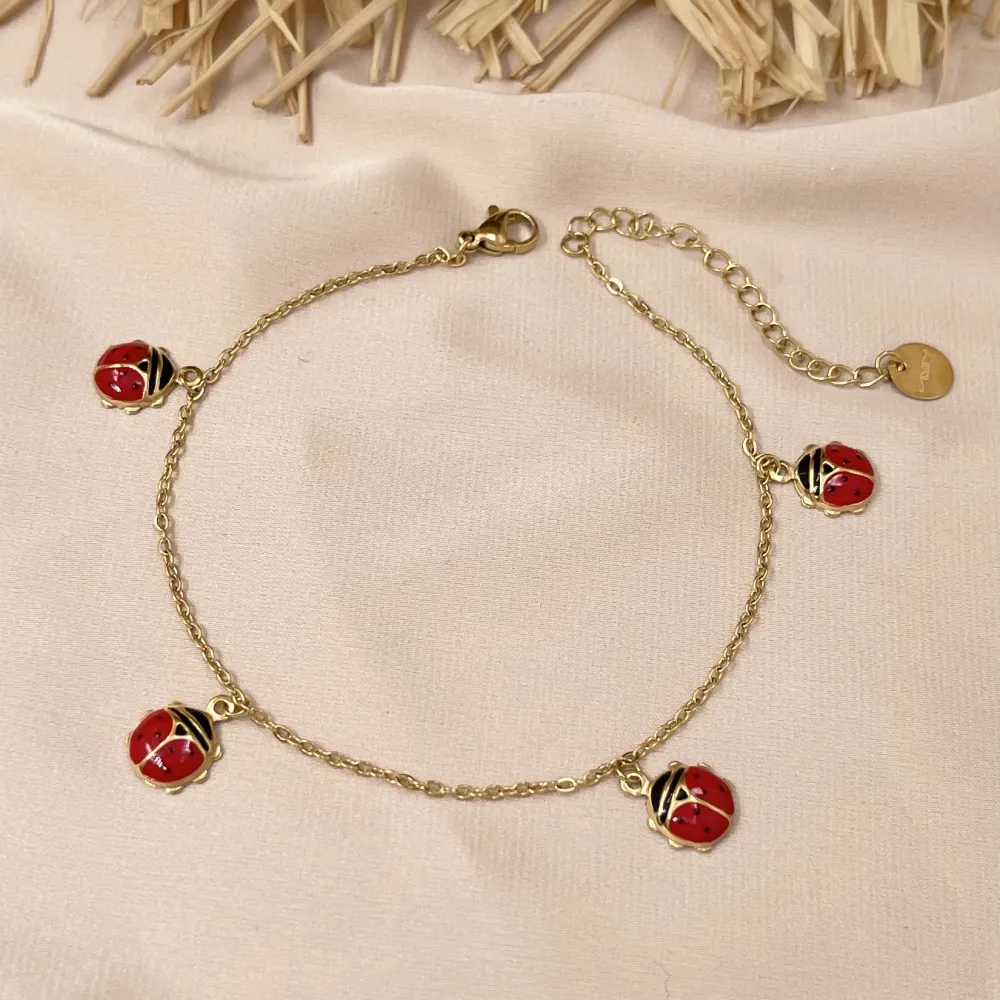 Coccinella Grande-Cavigliera in Acciaio - KAV-103-AA617BG