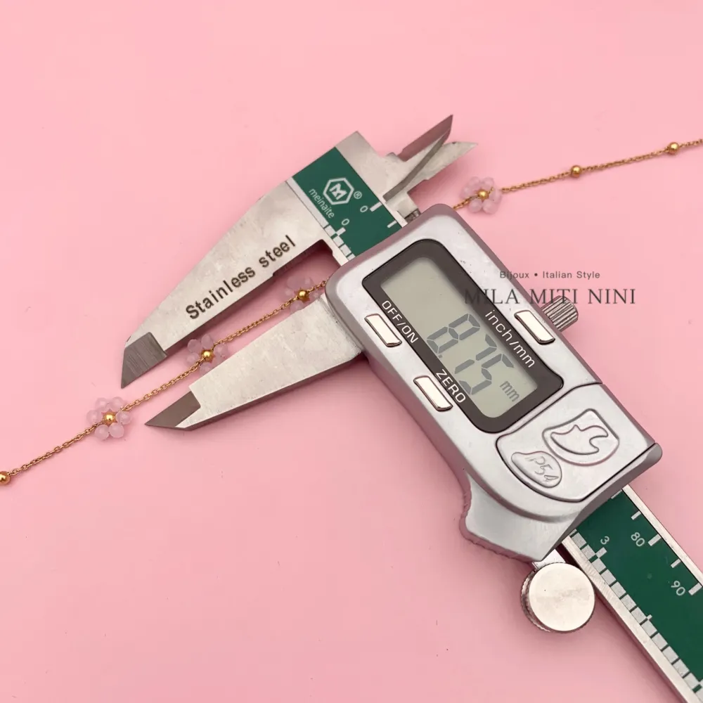 Fiore Margherita-Cavigliera in Acciaio - KAV-103-AA76B