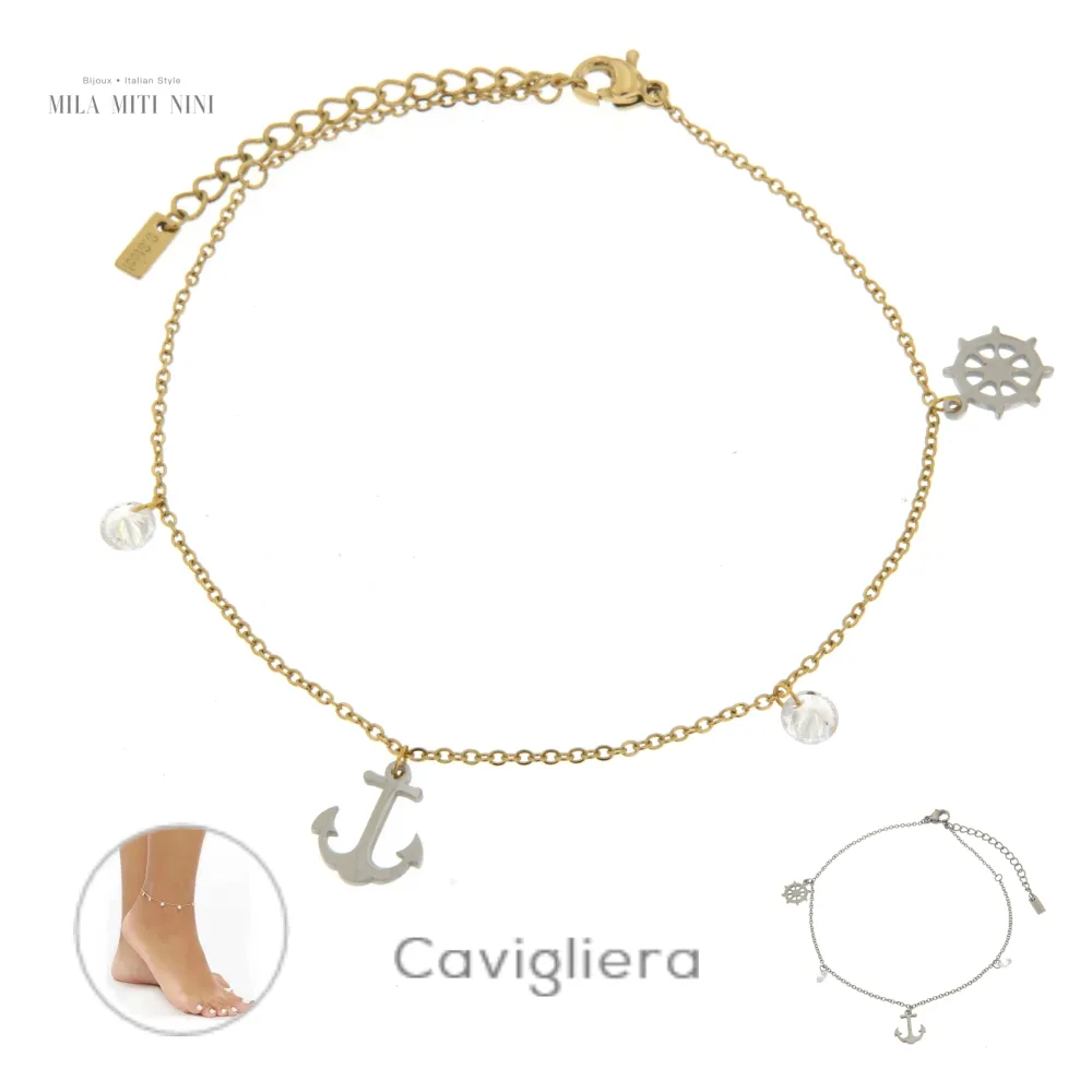 Ancorà Timone 3079 - Cavigliera in Acciaio - KAV-413-195A