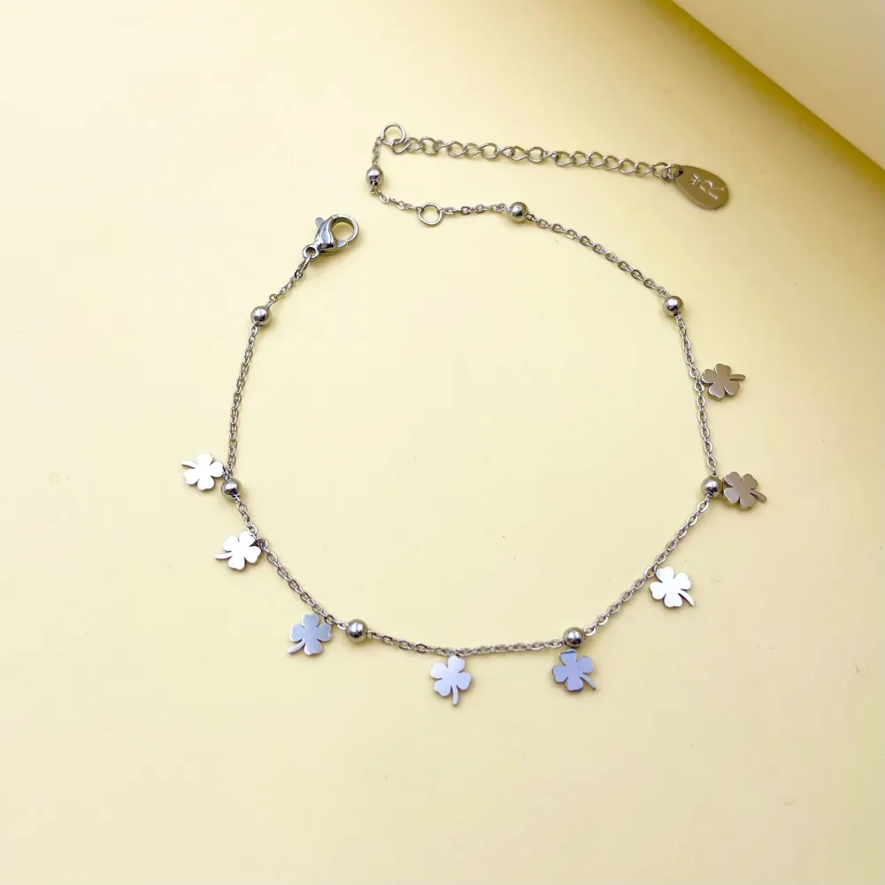 Quadrifoglio-Cavigliera in Acciaio - KAV-413-248