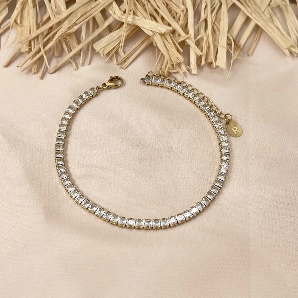 Tennis Rettangolare-Cavigliera in Acciaio - KAV-413-319