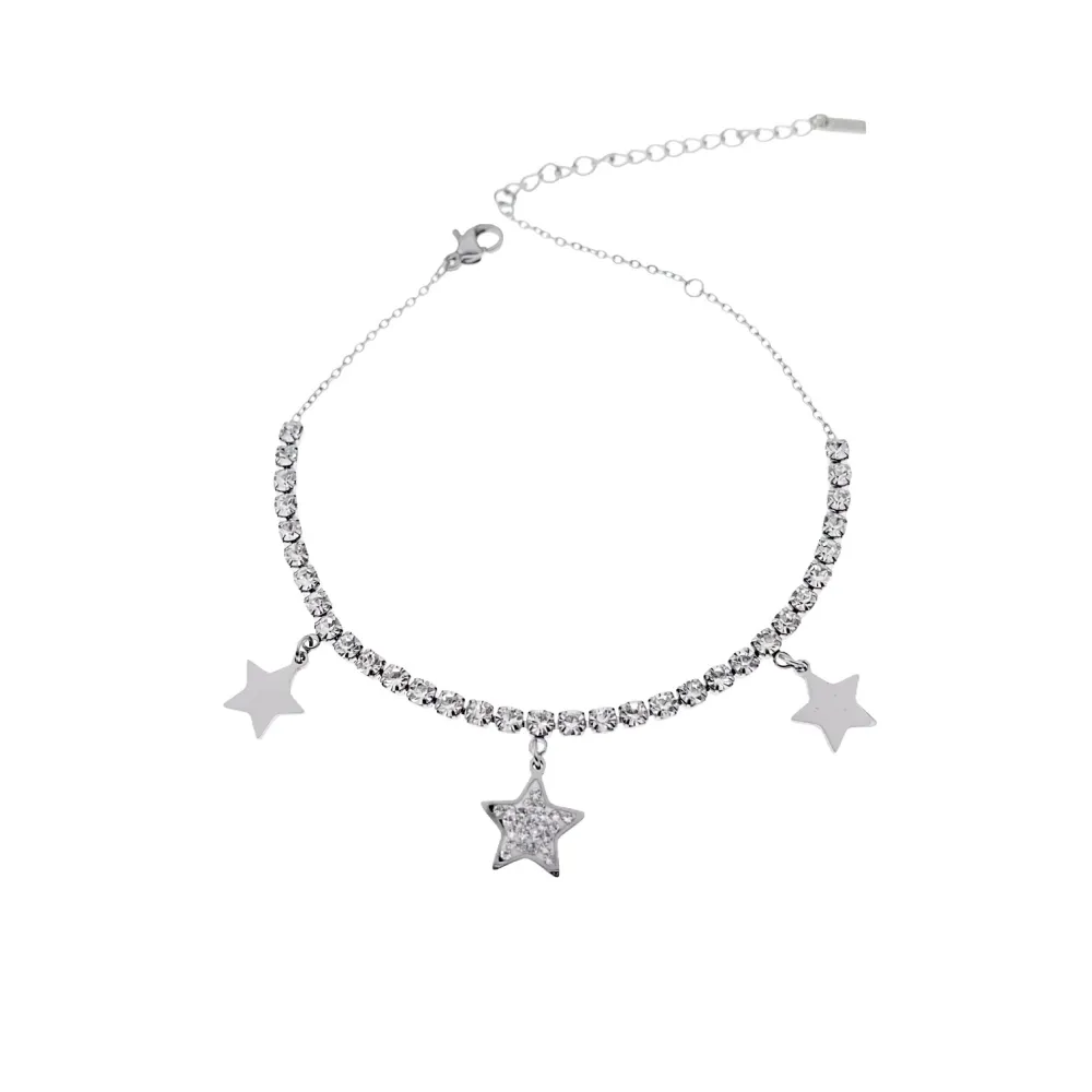 KAV7734-Tennis Stella-Cavigliere in Acciaio - KAV-413-A67