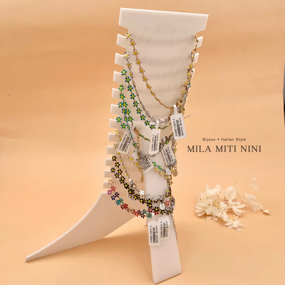 Margherita Smaltata-12Pz Cavigliere in Acciaio - KPA-413-384