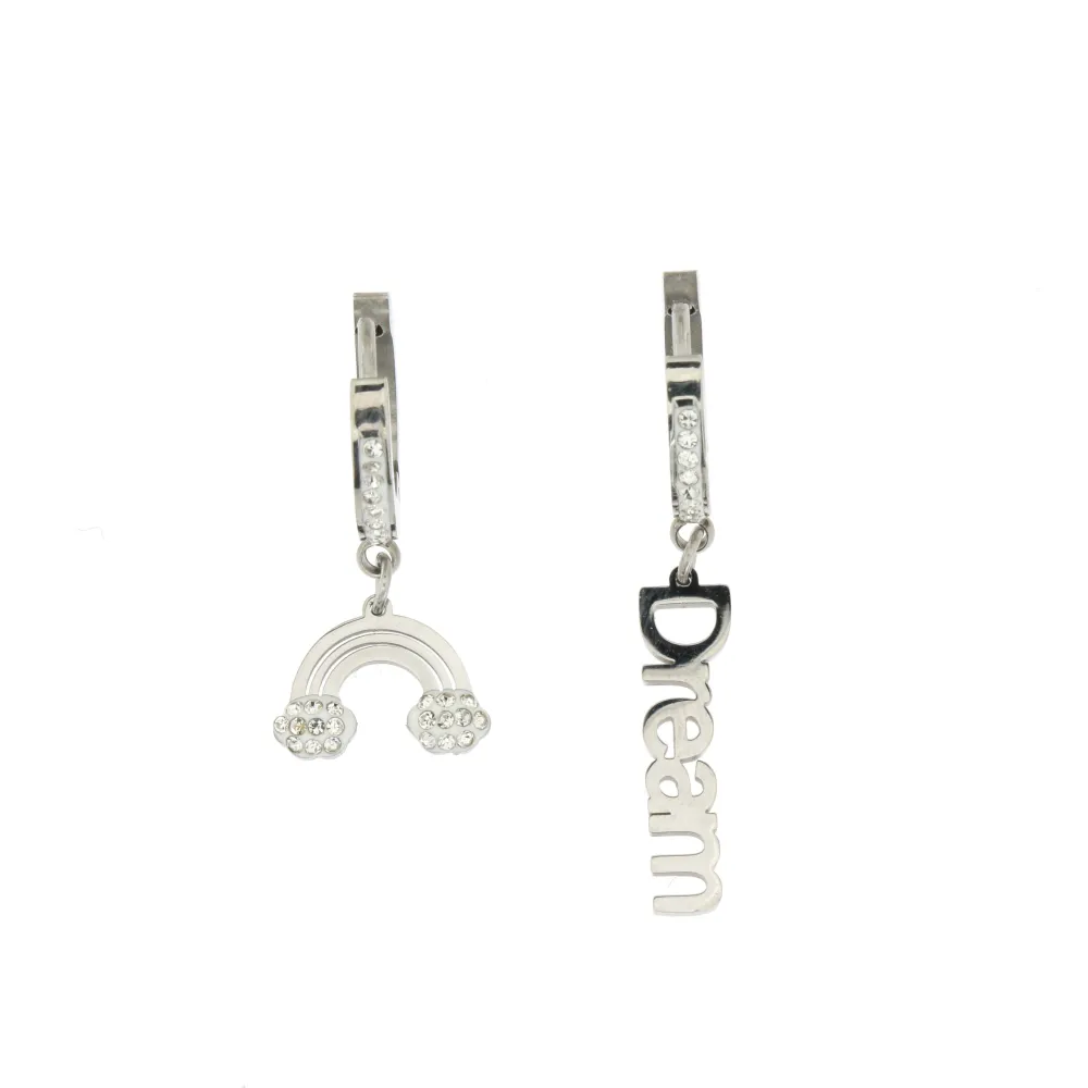 OAC- Arcobaleno Dream 4425- Orecchini a Cerchio con Pendenti in - OAC- Arcobaleno Dream 4425- Orecchini a Cerchio con Pendenti in