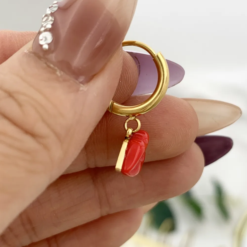 Bocca-Orecchini in Acciaio - OAP-103-AA4059E