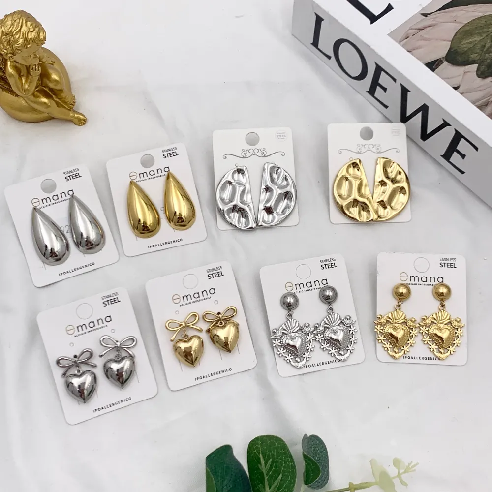 Sacro Cuore-Orecchini in Acciaio - OAP-103-AA4290E