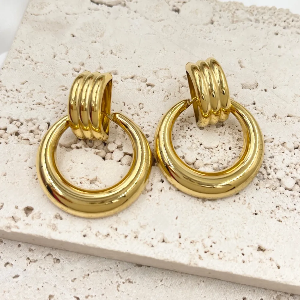 Pendente Cerchio -Orecchini in Acciaio - OAP-103-AA4650E