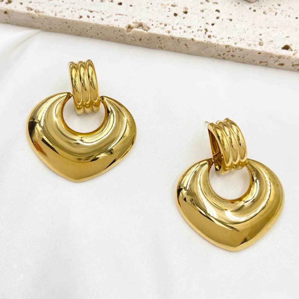 Pendente Cuore -Orecchini in Acciaio - OAP-103-AA4651E