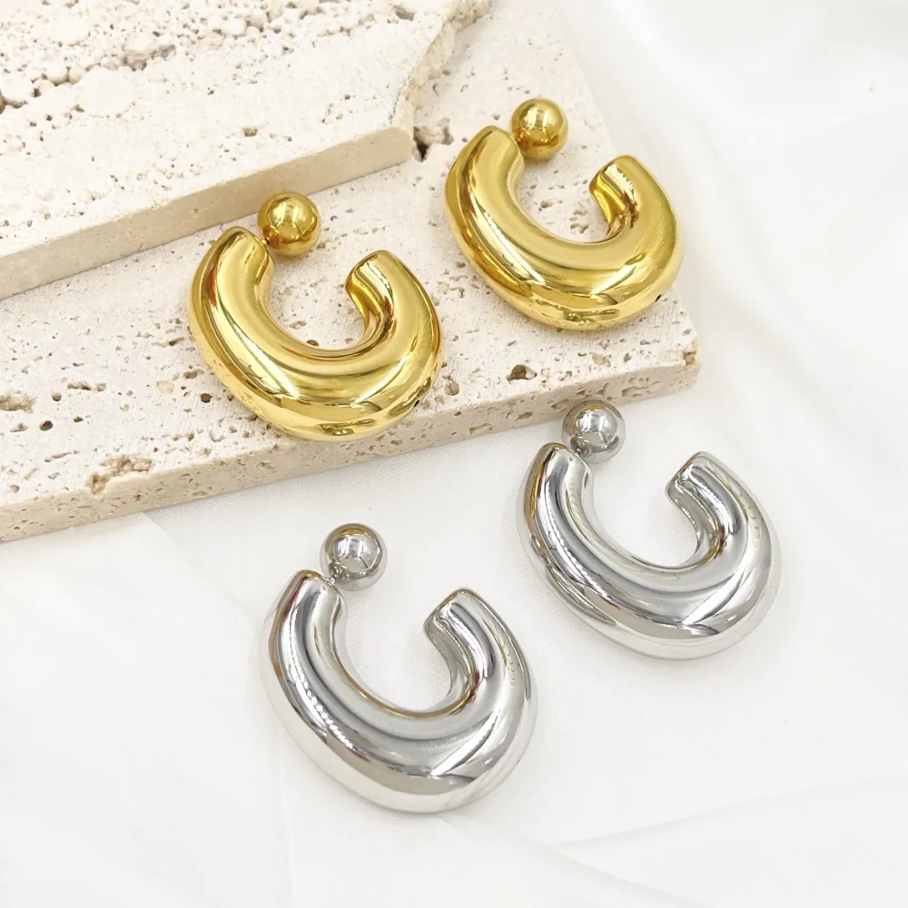 Cerchio-Orecchini in Acciaio - OAP-103-AA4860E