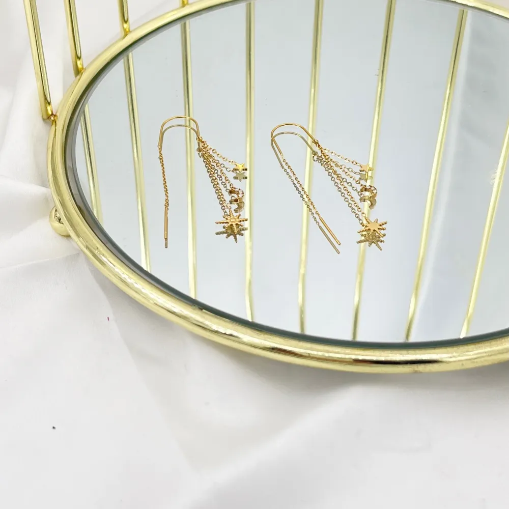 Croce Stella -Orecchini in Acciaio - OAP-103-AA5001E