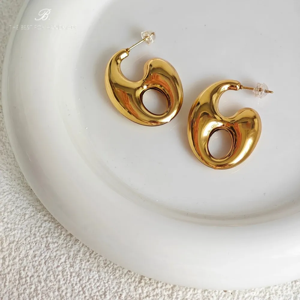 Catena marinara-Orecchini in Acciaio - OAP-103-AA5556E