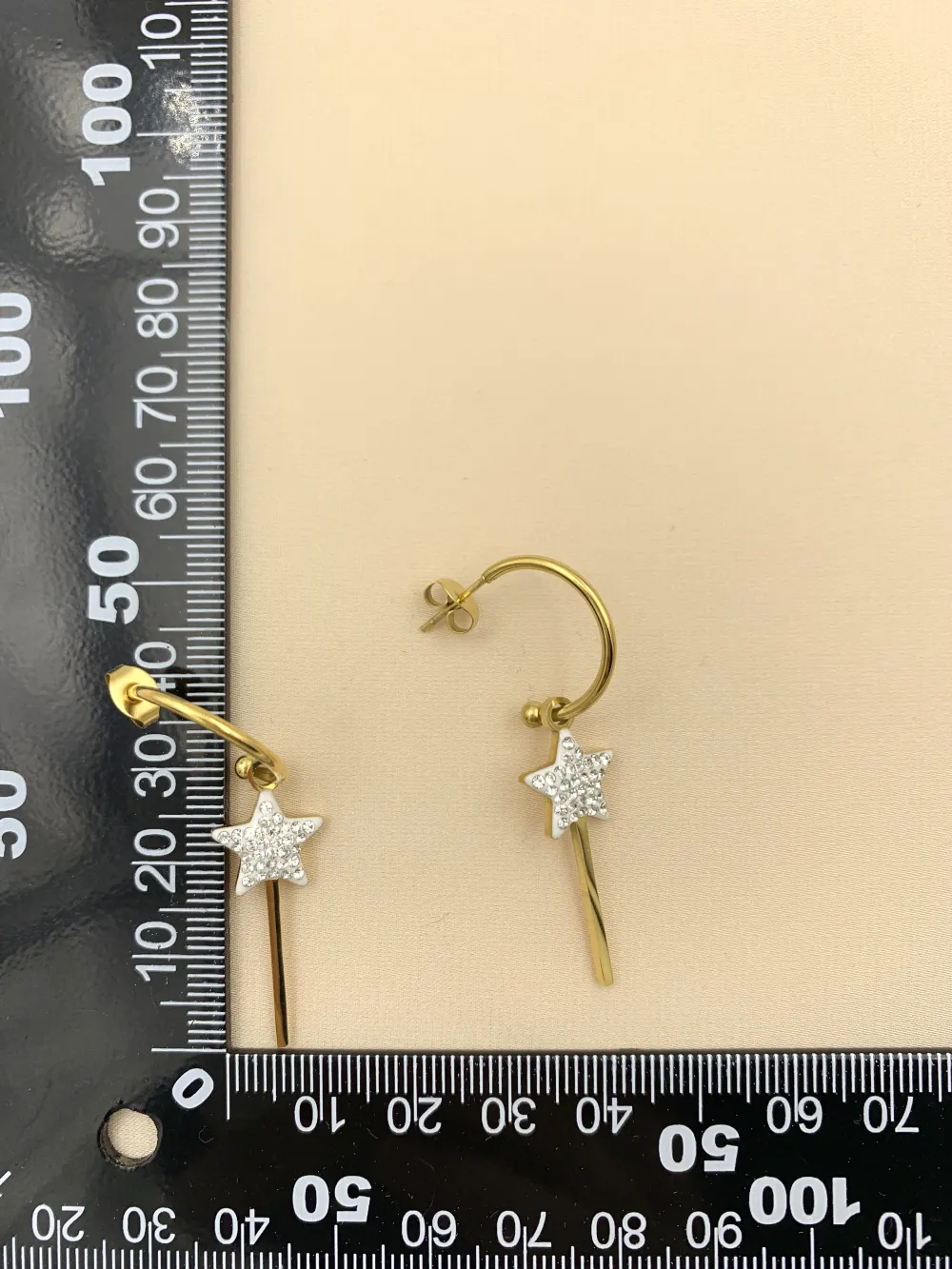 OAP7324-Bachetta Magica-Orecchini  a Cerchio in Acciaio - OAP413-055-Bachetta Magica-Orecchini in Acciaio