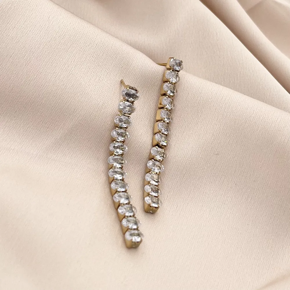 Tennis Ovale-Orecchini Acciaio - OAP-413-1070