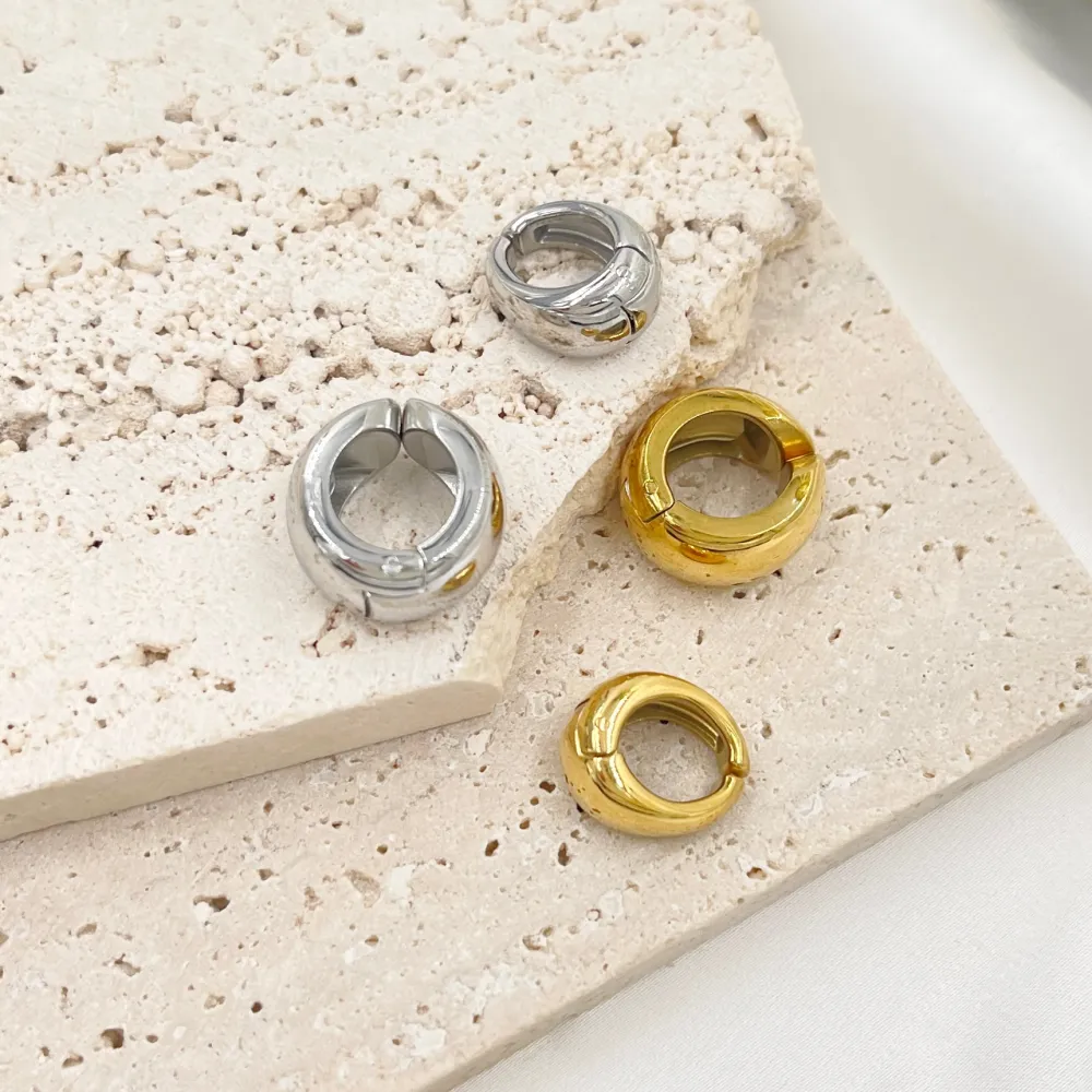 Semplice a Molla -Earcuff in Acciaio - OAP-600-H357