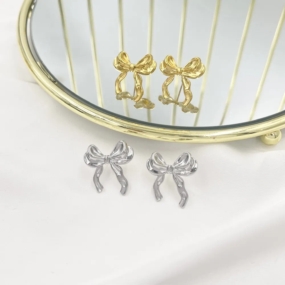 Fiocco-Orecchini in Acciaio - OAP-732-264