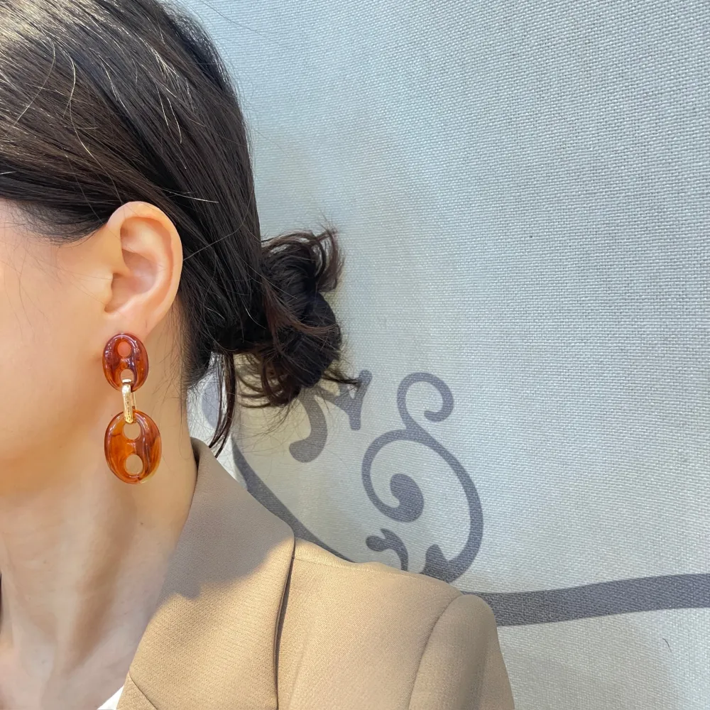 Catena Pendete-Orecchini in Acciaio - OAP-732-324