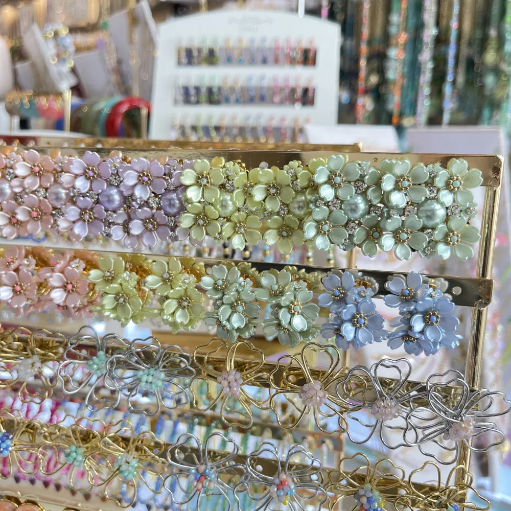 Fiore-Orecchini in Acciaio - OAP-732-343