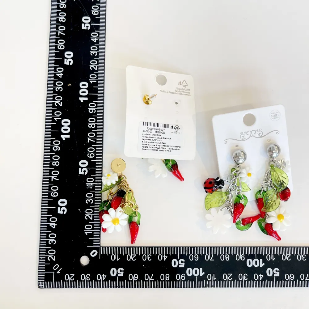 Margherita Cornino Coccinella-Orecchini in Acciaio - OAP-732-407