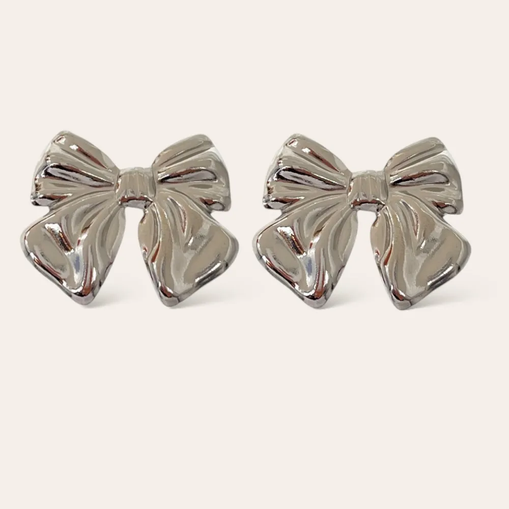 Fiocco -Orecchini in Acciaio - OAP-754-11