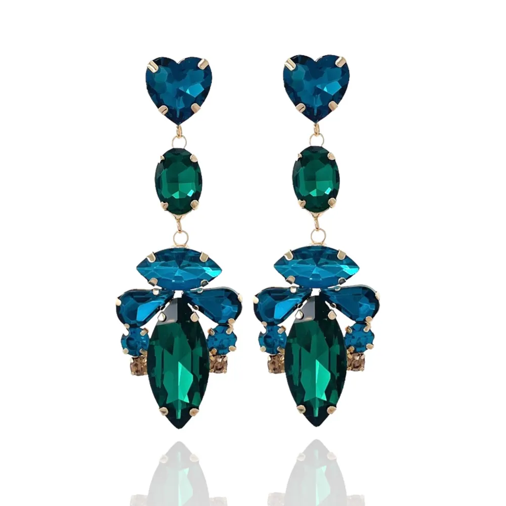 Fantasia-Orecchini Moda Vetro - OMM-381-201