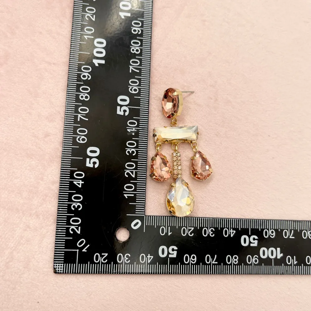 Fantasia -Orecchini Moda con Pietre Colorqte - OMM-381-209