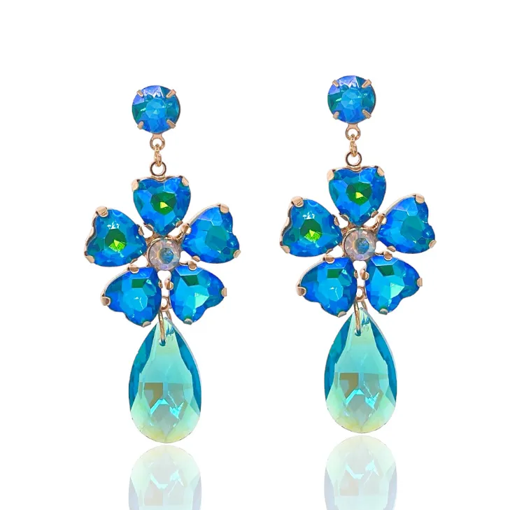 Fantasia-Orecchini Moda Vetro - OMM-520-L35