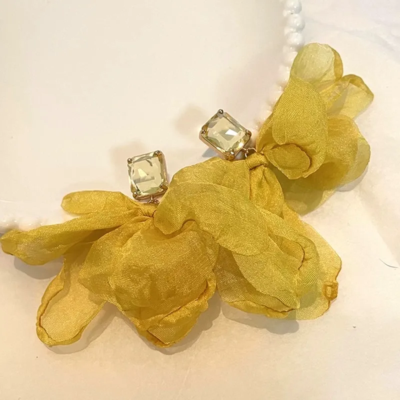 Punto Luce con Petali  -Orecchini Moda - OMM-769-02