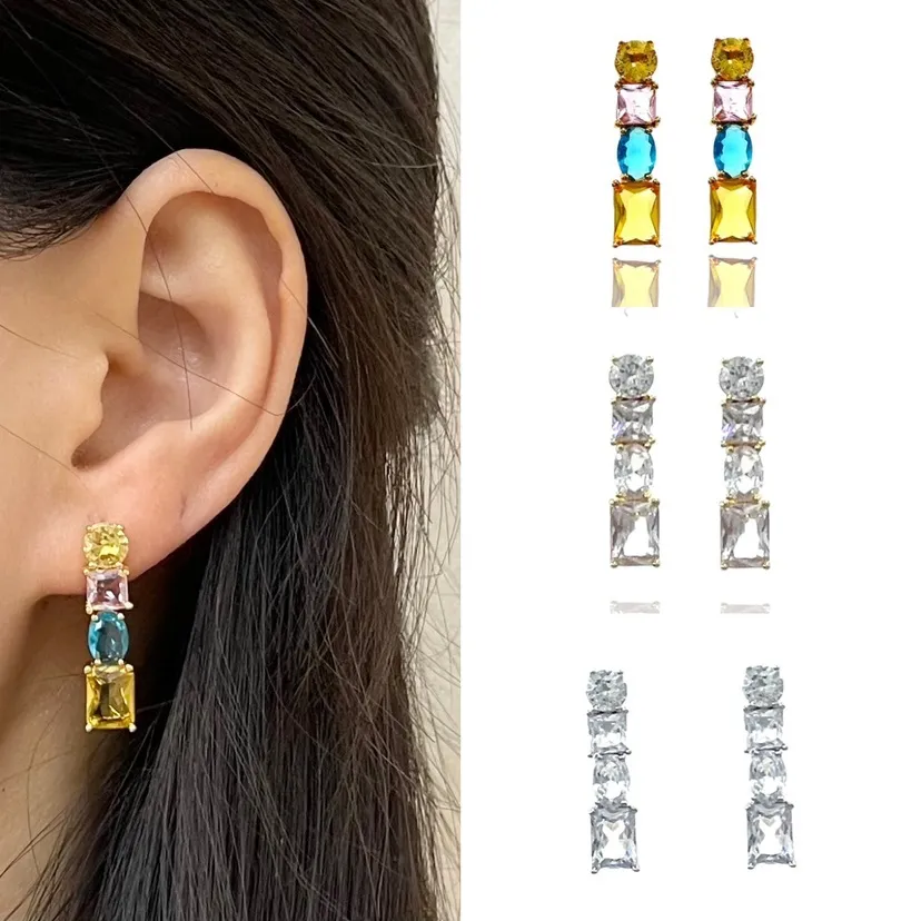 Lungo-Orecchini con Zirconia - OMZ-103-AA739E