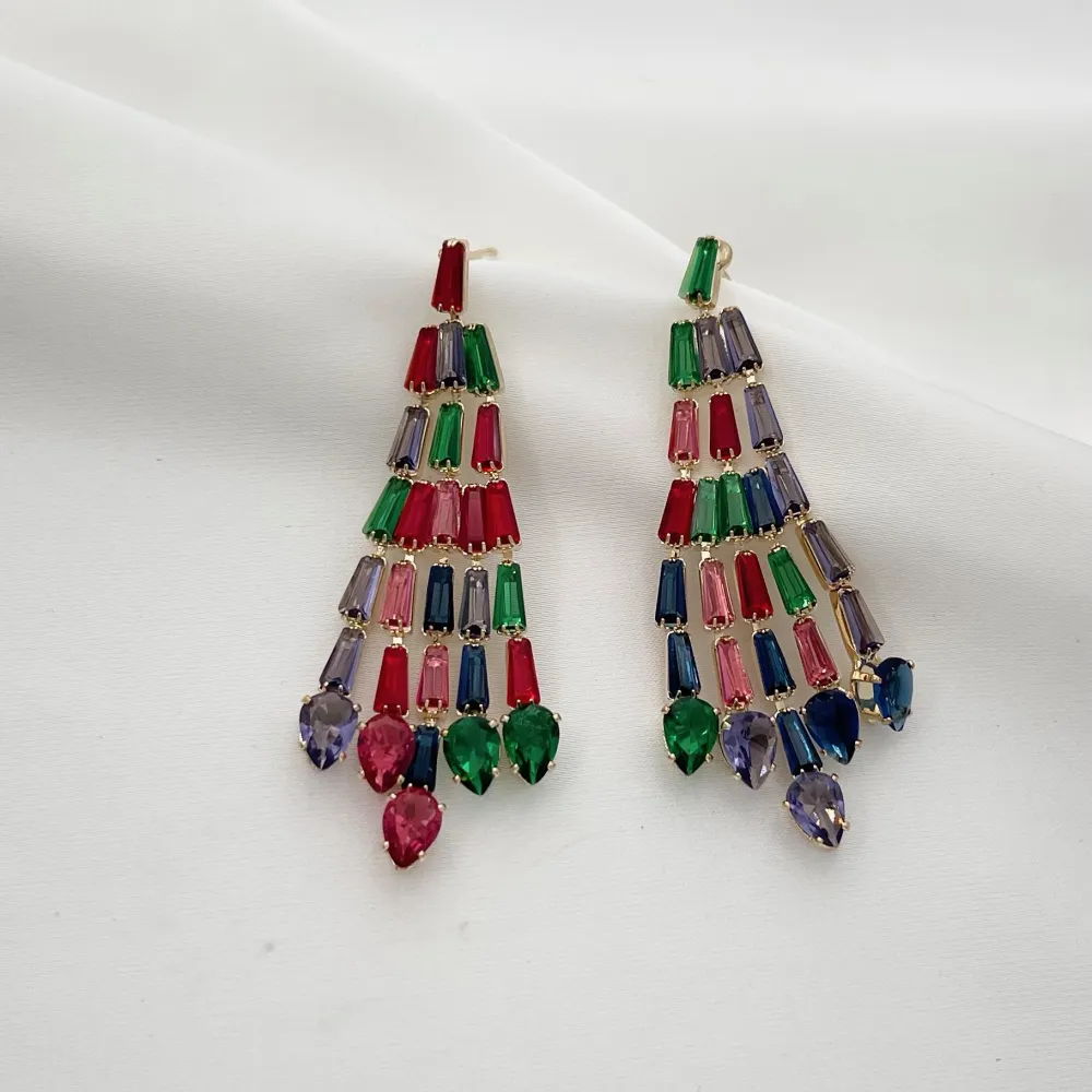 Fantasia Pendente-Orecchini con Zirconia - OMZ-416-L26