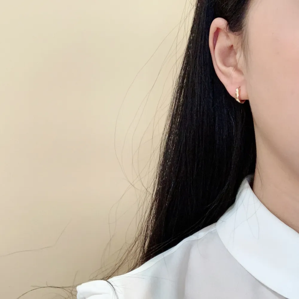 OMZ7262-Liscio 2.6x12mm - Orecchini a Cerchio - OMZ7262-Liscio 2.6x12mm - Orecchini a Cerchio