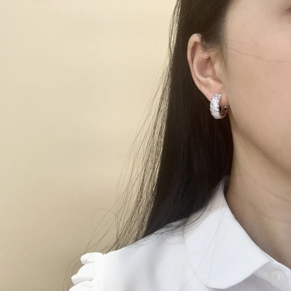 OMZ7275-Rigato 9x19mm - Orecchini a Cerchio - OMZ7275-Rigato 9x19mm - Orecchini a Cerchio