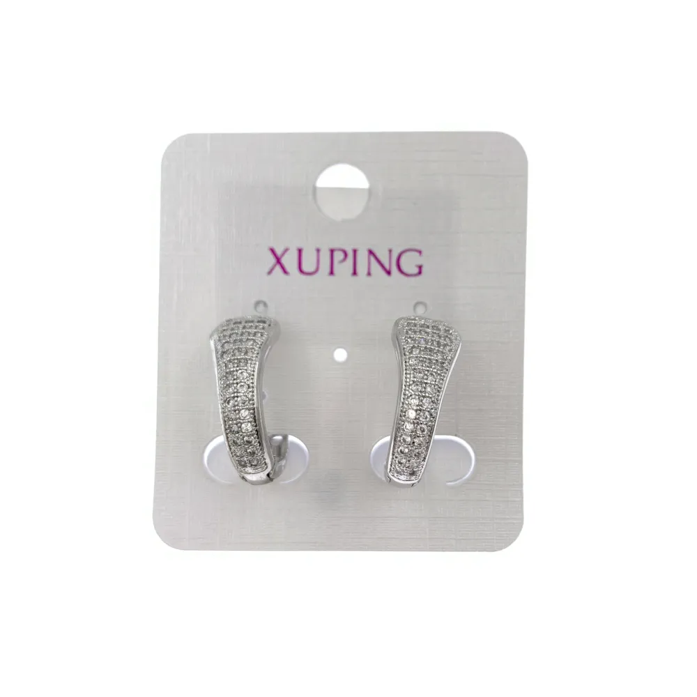 OMZ7278-Zirconi 5x20mm - Orecchini a Cerchio - OMZ7278-Zirconi 5x20mm - Orecchini a Cerchio