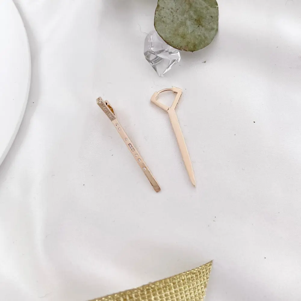 OMZ7641-Chiodo-Orecchini con Cubic Zirconia - OMZ7641-Chiodo-Orecchini con Cubic Zirconia