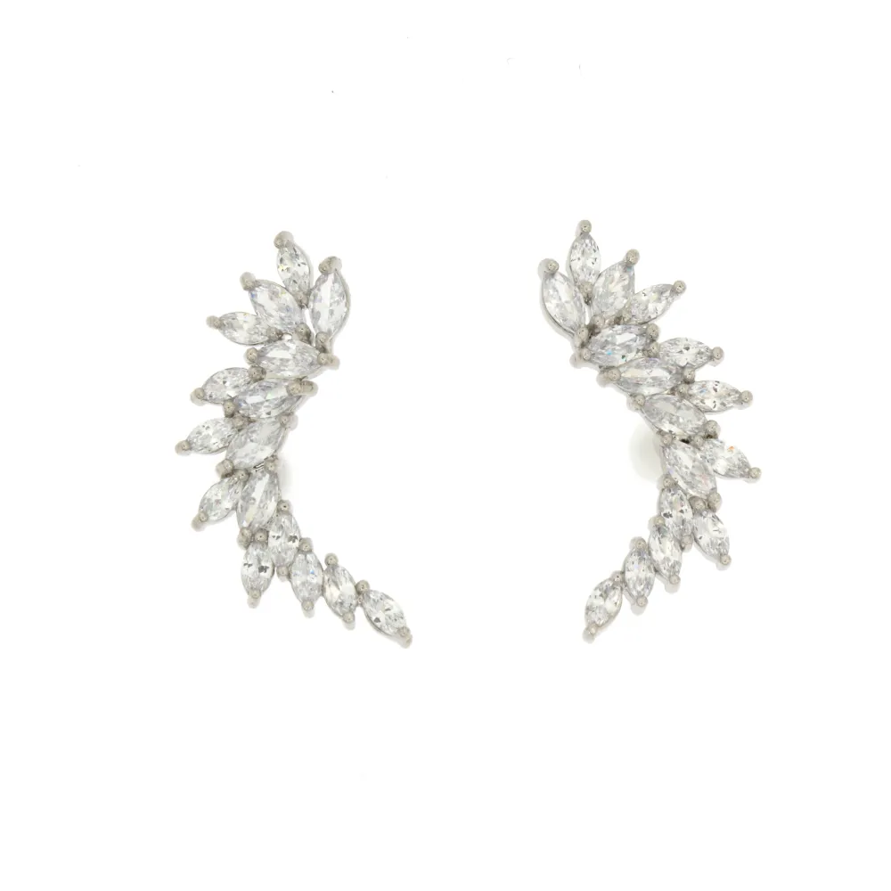 OMZ-Ear Cuff 5153 - Orecchini con  Cubic Zirconia - OMZ-Ear Cuff 5153 - Orecchini con  Cubic Zirconia