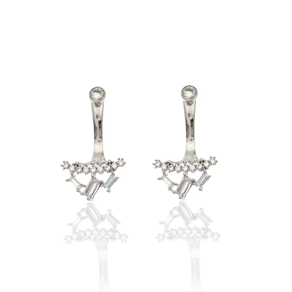 Triangolo-Orecchini con Zirconia - OMZ-XP4894