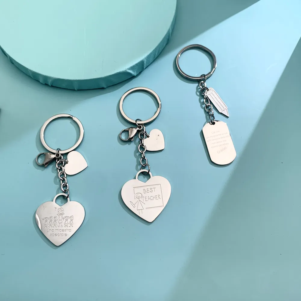 PKA7475-Una Maestra Speciale - Portachiavi in Acciaio - PKA413-205