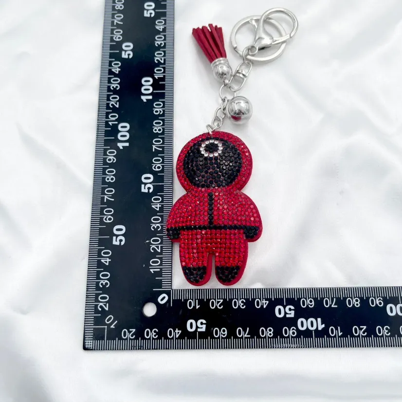 Fantasia-12Pz Portachiavi con Strass - PKM-145-151