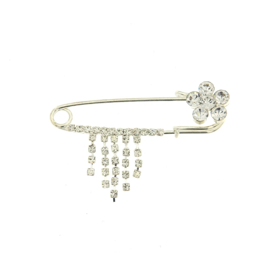 SP-con Pendenti 5579 - Spilla da Balia 6.5 cm - SP-con Pendenti 5579 - Spilla da Balia 6.5 cm